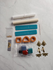 DIY Polymer Clay Earring Kit- Jewel